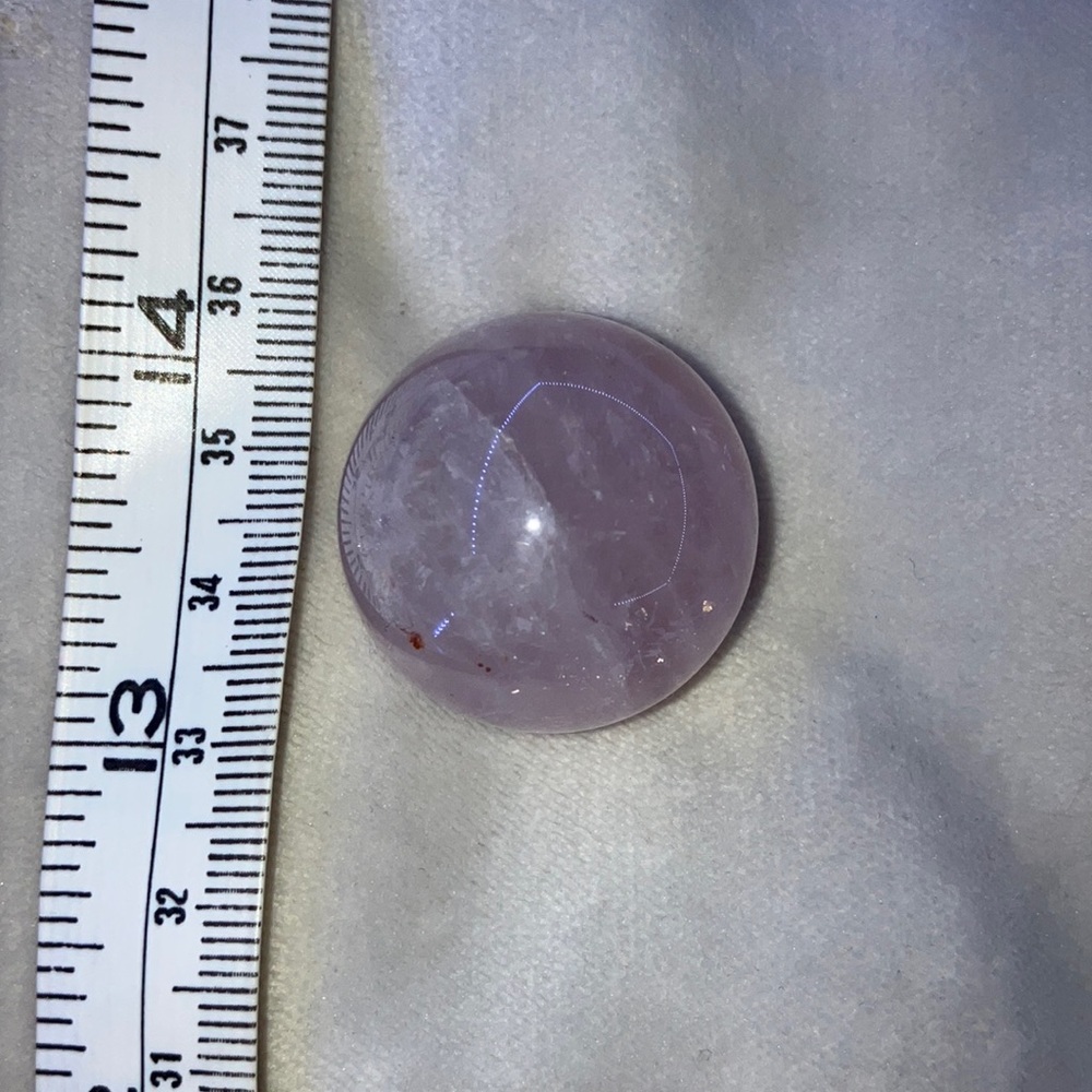 Rose quartz sphere